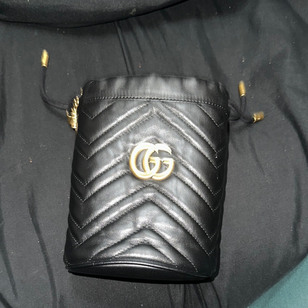 Gucci Black Mini Quilted Leather Bag - Picture 1 of 2
